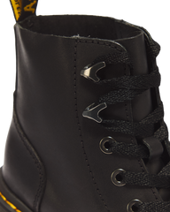 Jesy Sendal Leather Lace Up Flared Heel Boots