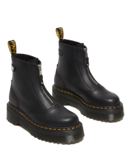 Jetta Zipped Sendal Leather Platform Boots