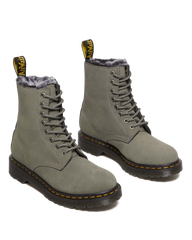 1460 Serena Faux Fur Lined Nubuck Lace Up Boots