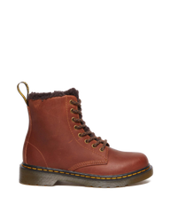 1460 Serena Junior 8 Eye Republic WP Leather Lace Up Boots