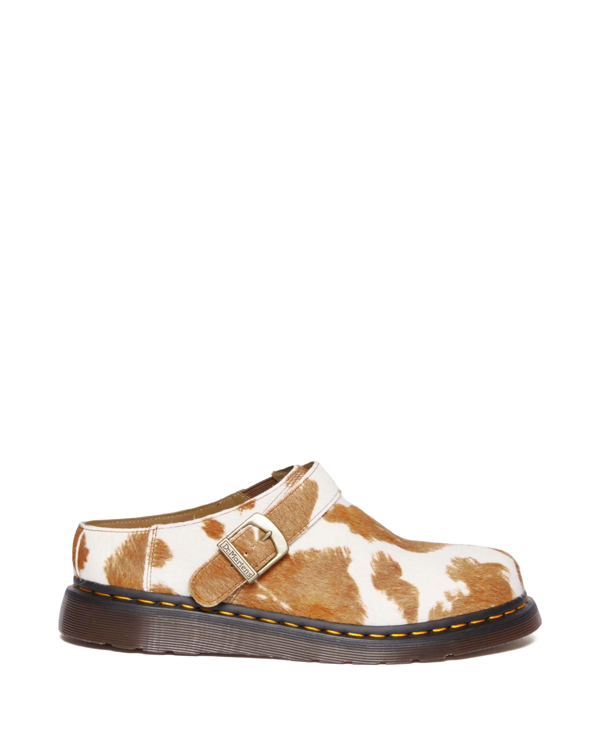 Isham Hair-On Cow Print Slingback Mules