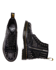1460 Studded Zip Atlas Leather Lace Up Boots