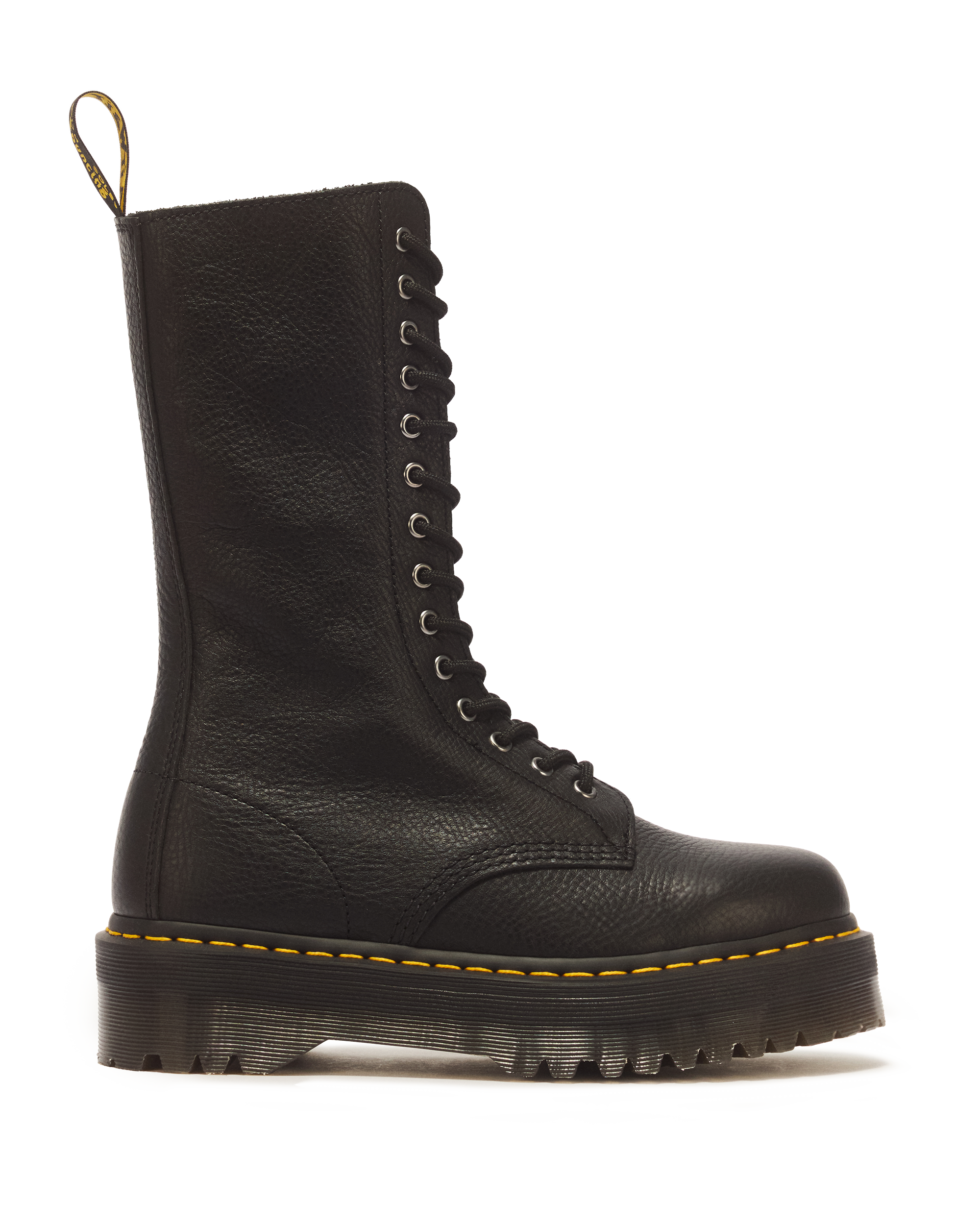 1B99 Pisa Leather Mid Calf Lace Up Boots