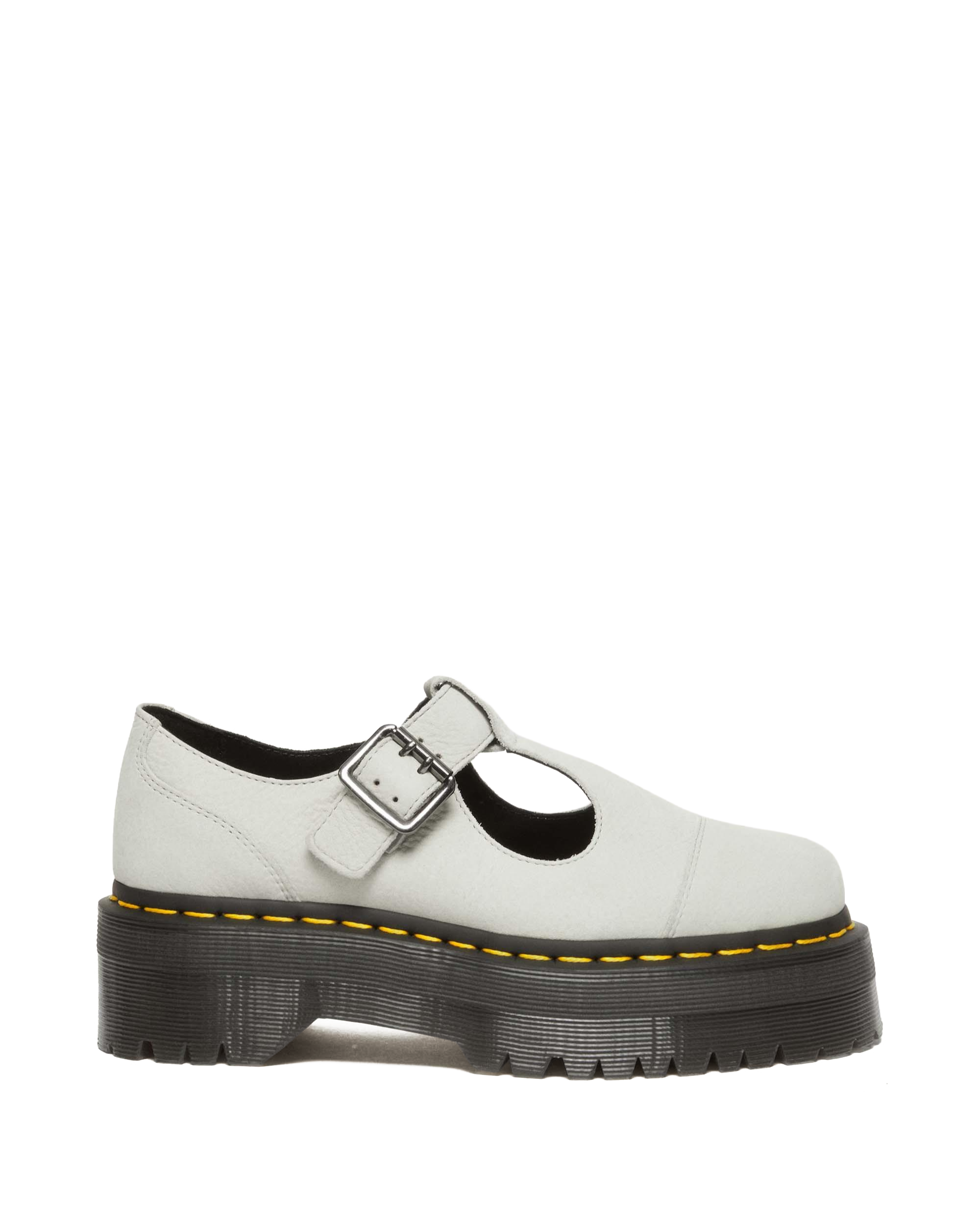 Bethan Tumbled Nubuck Leather Platform Mary Jane Shoes