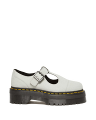 Bethan Tumbled Nubuck Leather Platform Mary Jane Shoes