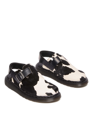 Jorge II Hair-on Animal Print Slingback Mules