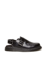 Jorge II Gothic Americana Leather Slingback Mules