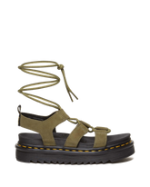 Nartilla Tumbled Nubuck Leather Gladiator Sandals