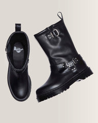 Anistone Hi Leather Biker Boots