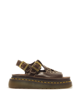 Dunnet Flower Full Grain Leather Sandals