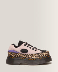 Buzz 5-Eye Leopard and Suede Shoes