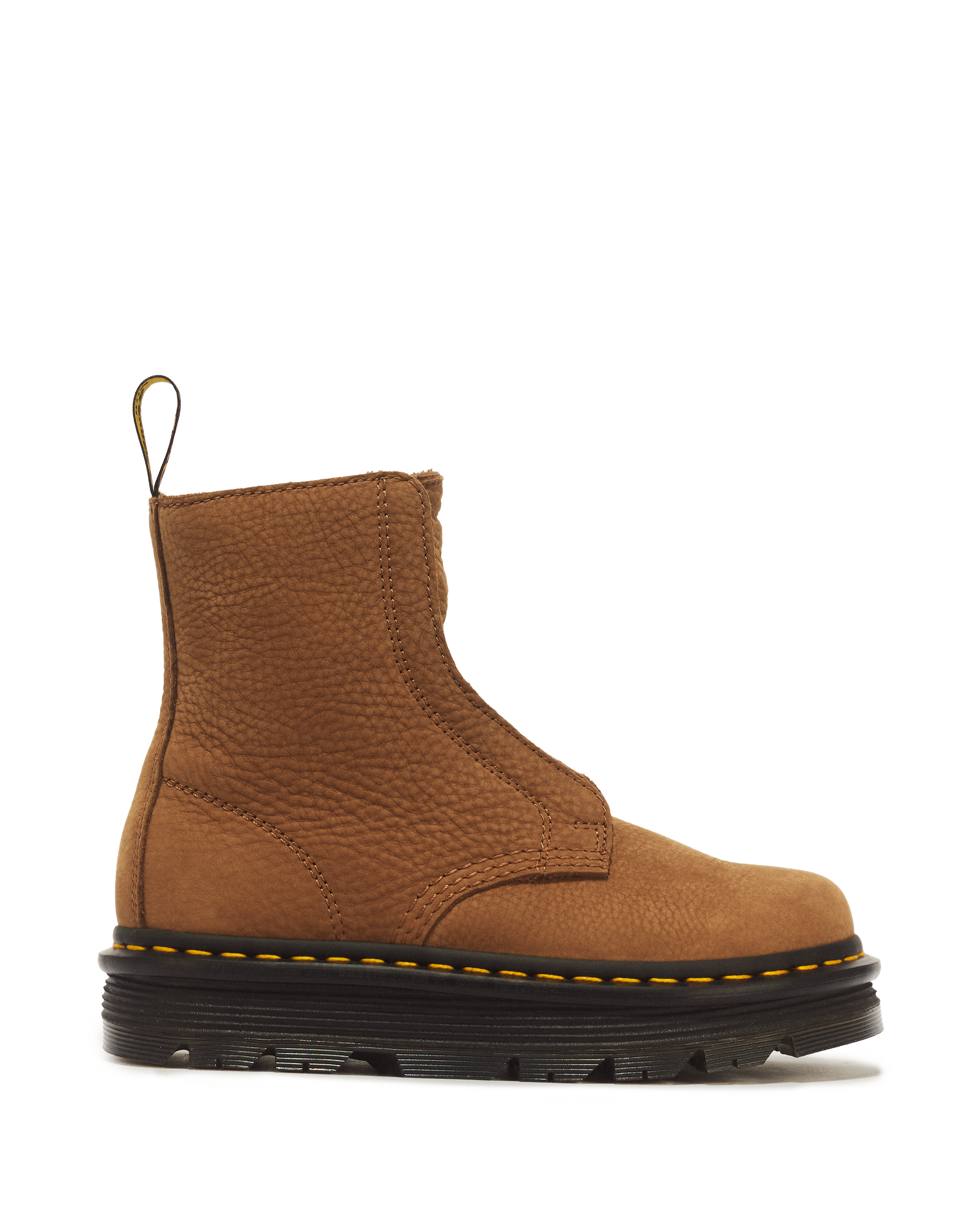 ZEBZAG LACELESS WARM LINED SLIP ON NUBUCK BOOTS