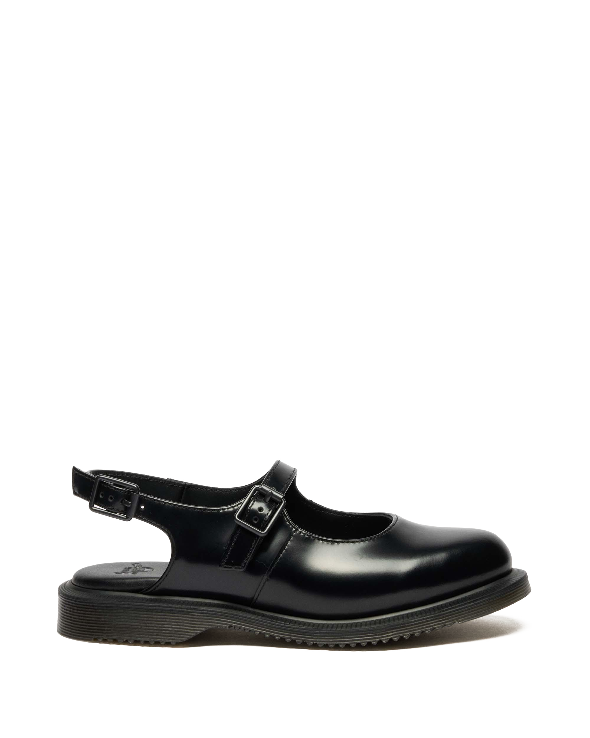 Madaline Mary Jane Smooth Leather Sling Back Shoes