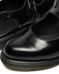 Madaline Mary Jane Smooth Leather Sling Back Shoes