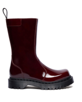Rejena Lacquered Leather Boots