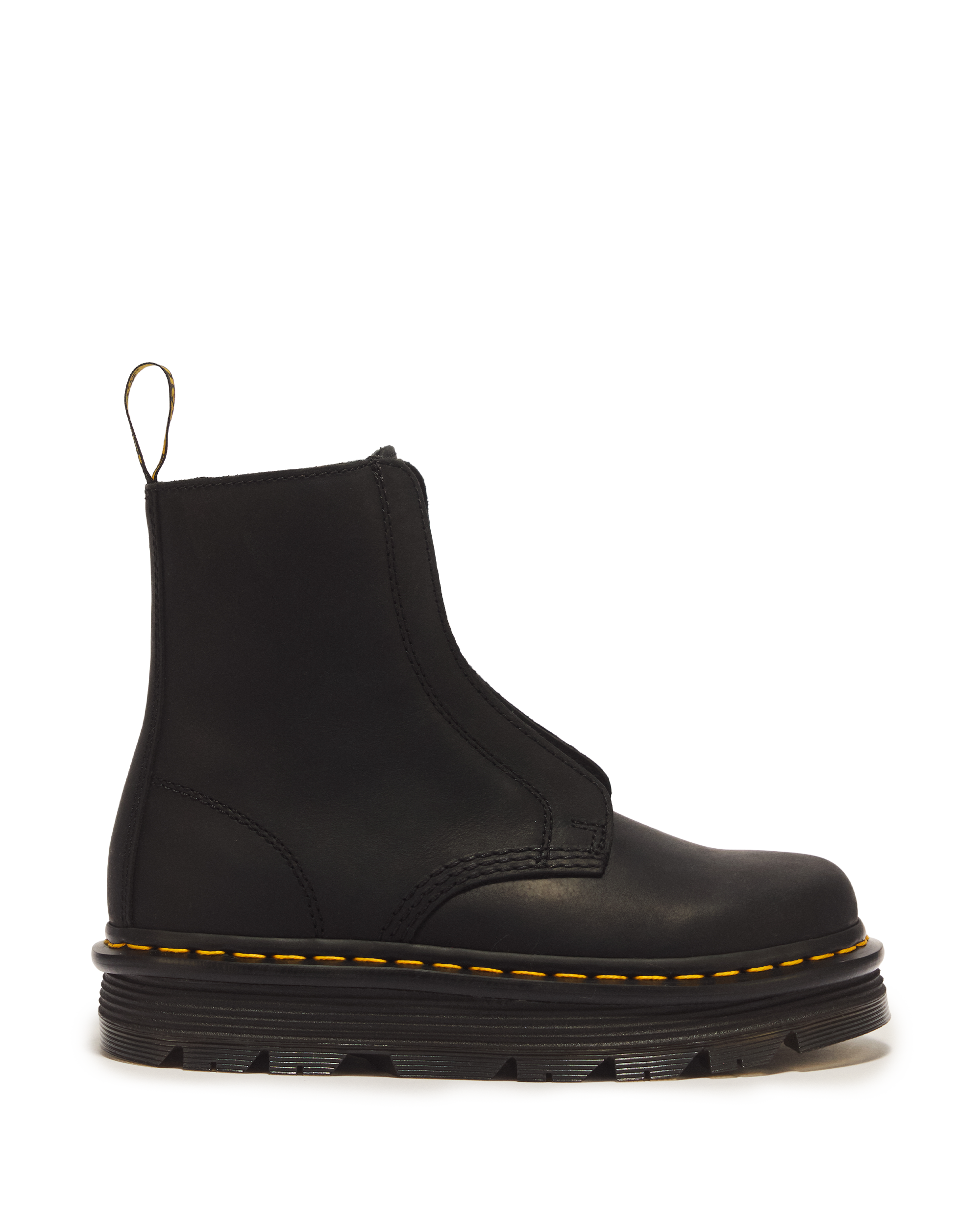 Zebzag Laceless Slip On Leather Boots