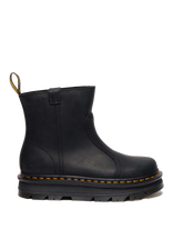 Zebzag Rigger Slip On Leather Boots