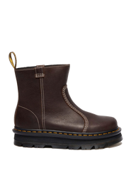 Zebzag Rigger Slip On Leather Boots