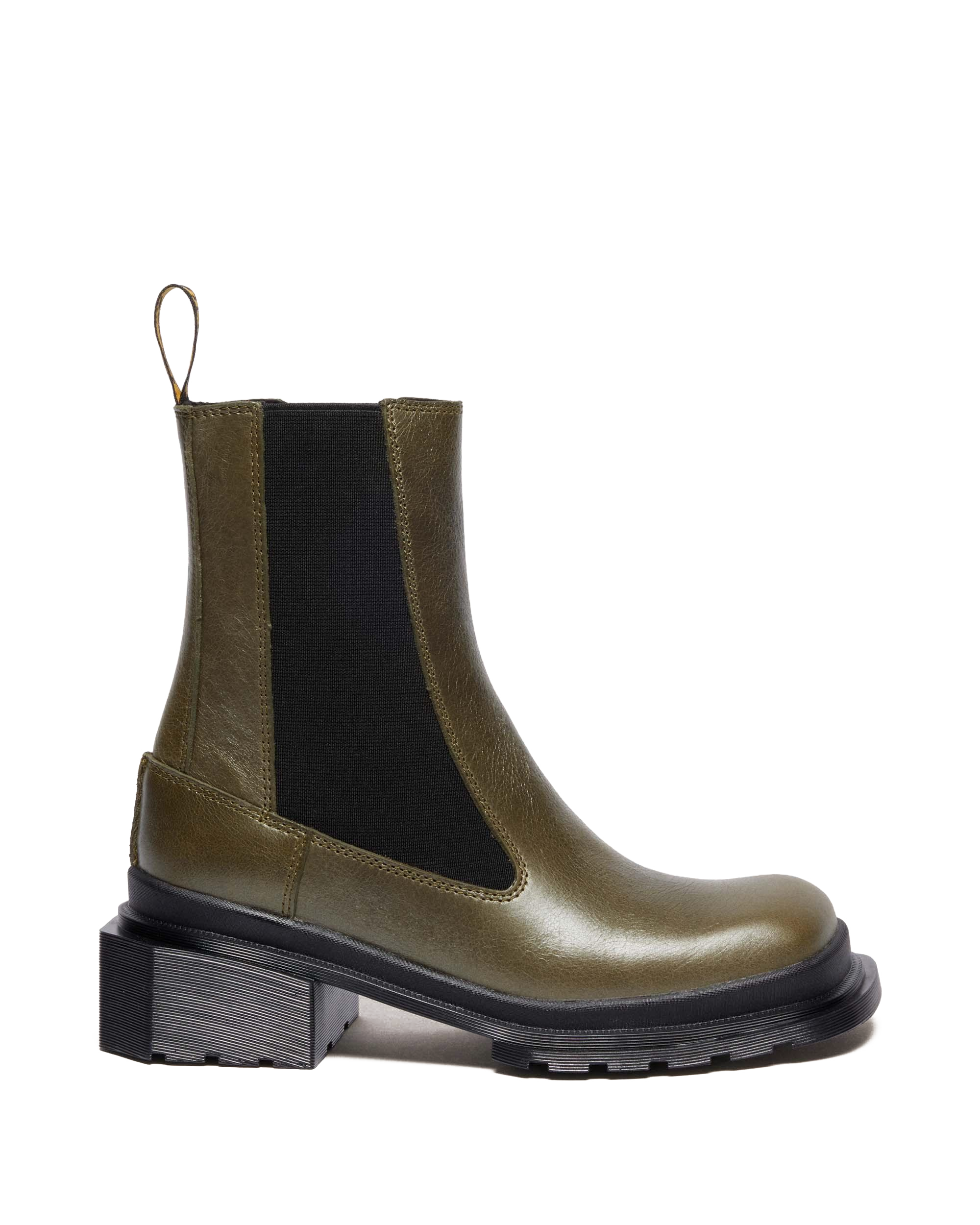 MAYBOLE CHELSEA SQUARE TOE LEATHER BOOTS