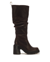 Kasey Kinsley Leather Knee High Heeled Boots