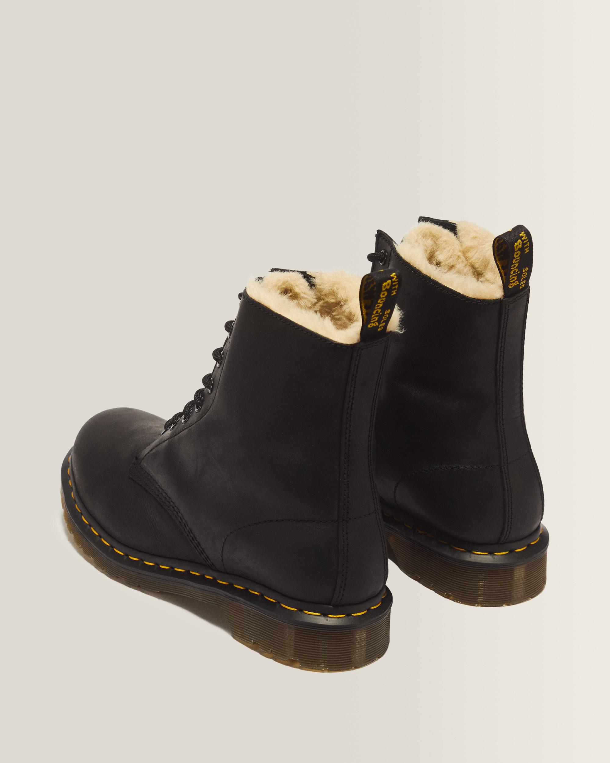 1460 Women's Faux Fur Lined Lace Up Boots