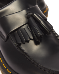 Adrian Yellow Stitch Leather Tassel Loafers