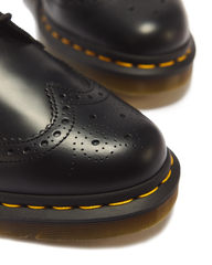 3989 Yellow Stitch Smooth Leather Brogue Shoes