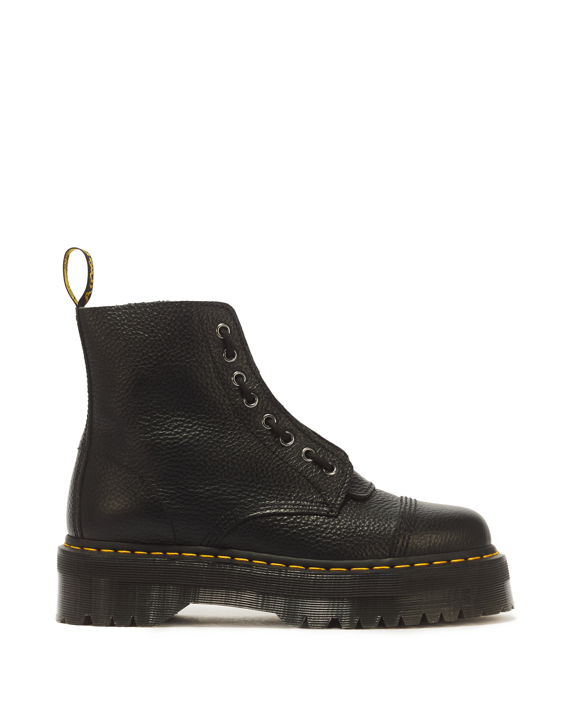 Sinclair Milled Nappa Leather Platform Boots