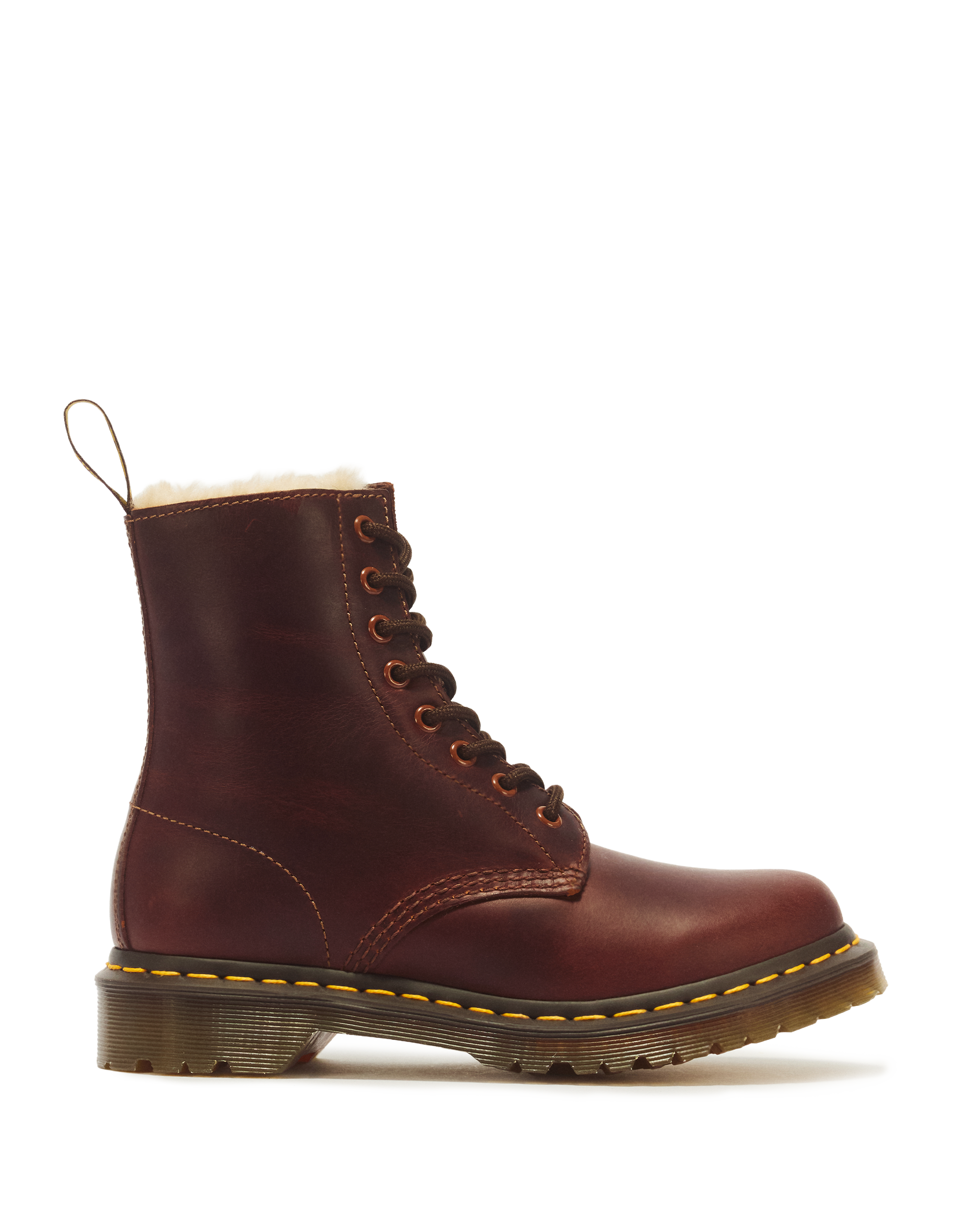 1460 Women's Faux Fur Lined Lace Up Boots