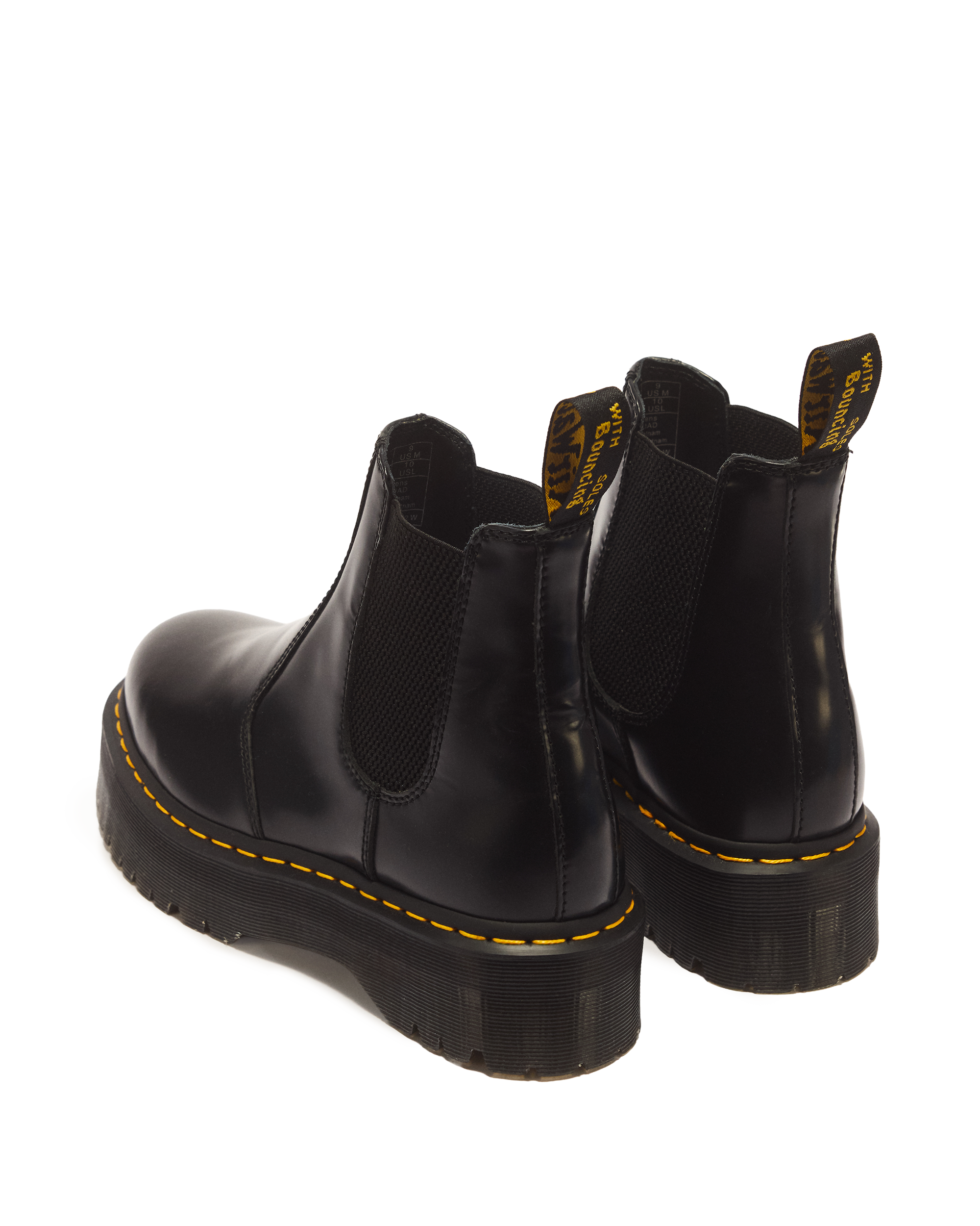 2976 Smooth Leather Platform Chelsea Boots