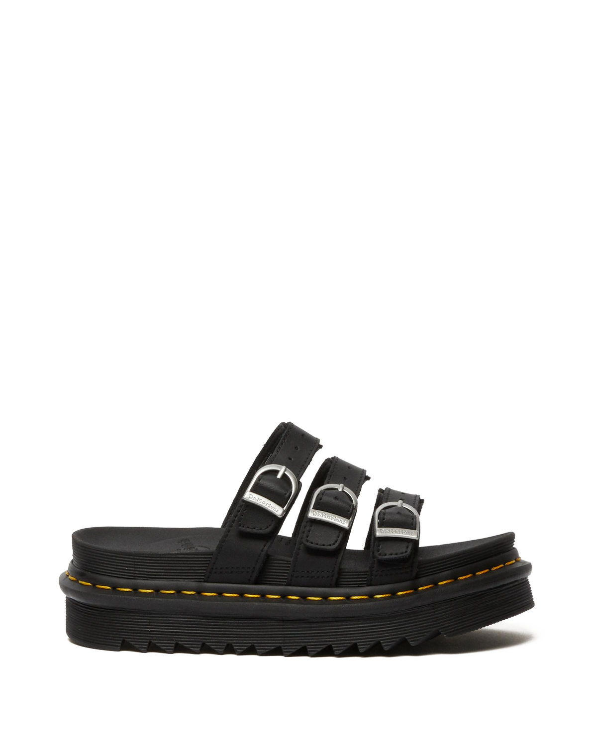 Blaire Leather Slide Sandals