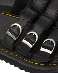 Blaire Leather Slide Sandals