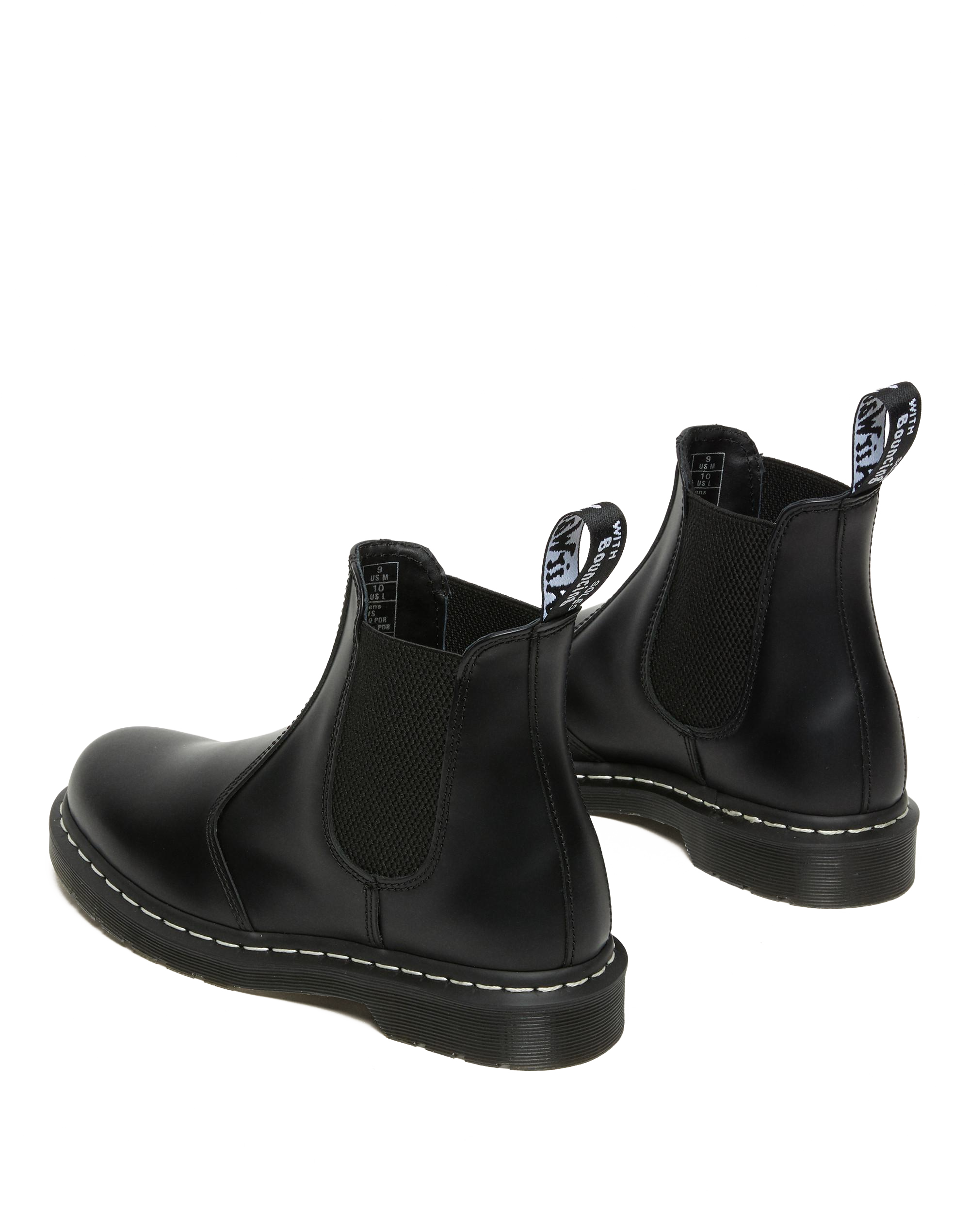 2976 Contrast Leather Chelsea Boots