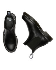 2976 Contrast Leather Chelsea Boots