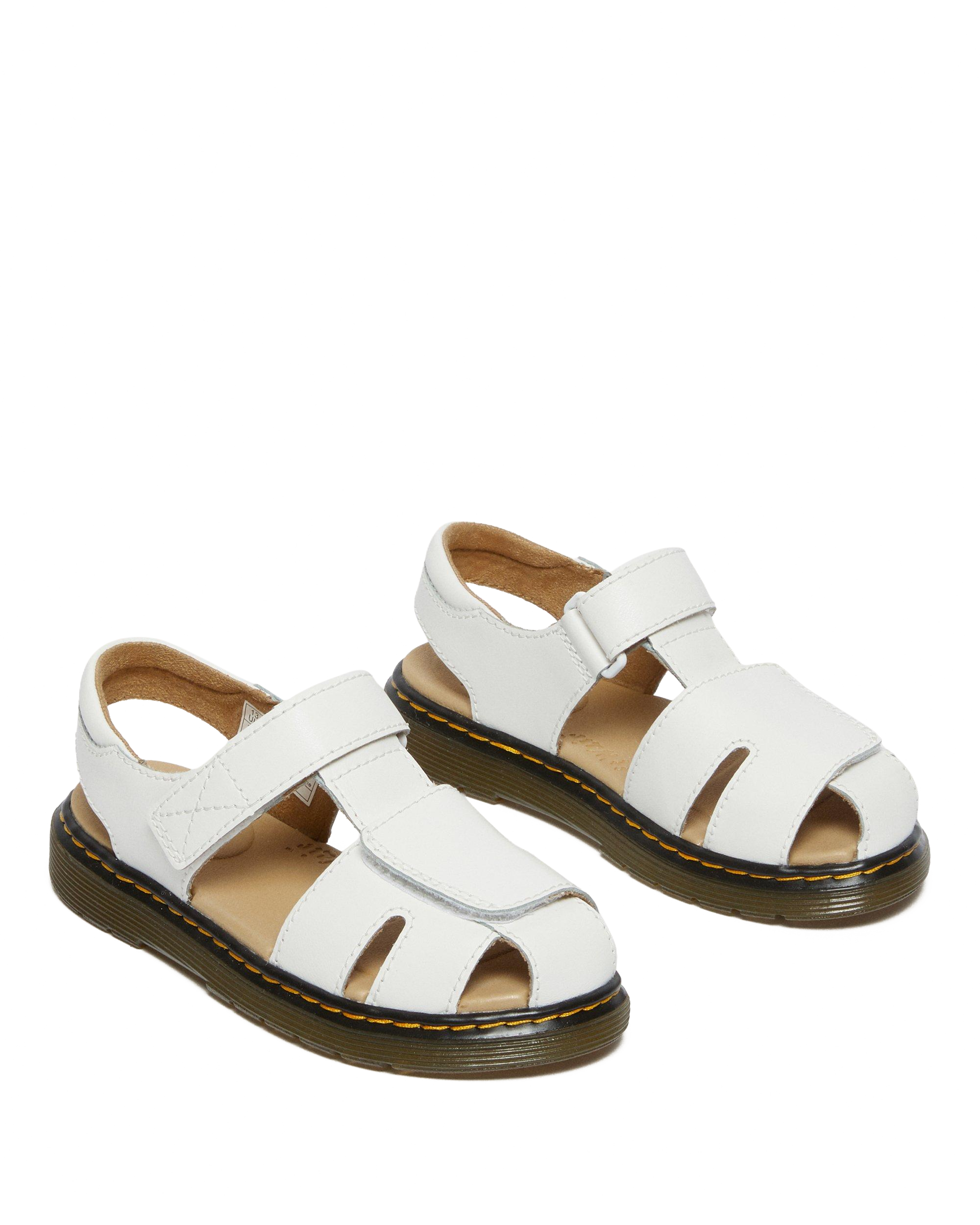 Junior Moby II Leather Velcro Sandals