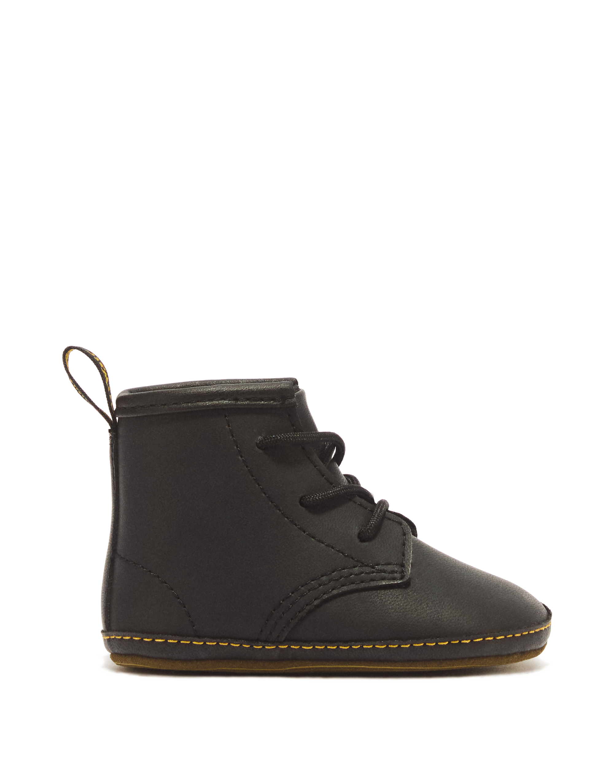 Newborn 1460 Auburn Leather Booties