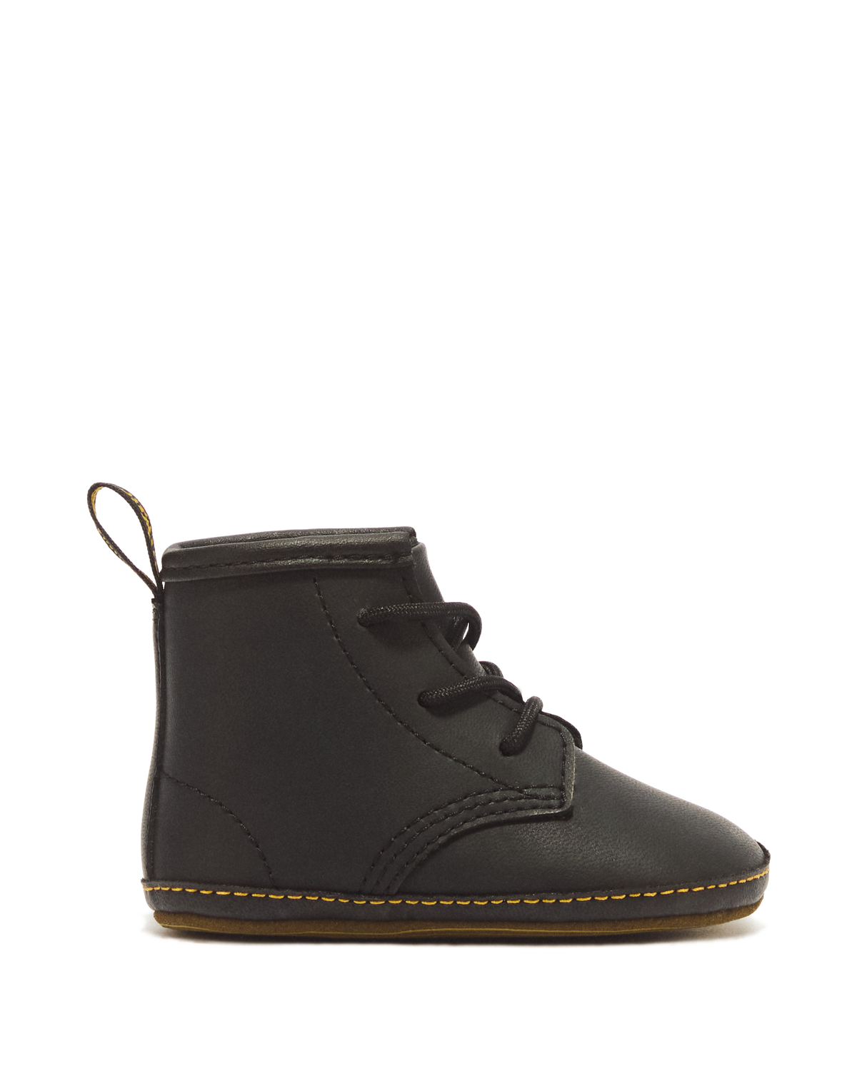 Newborn 1460 Auburn Leather Booties