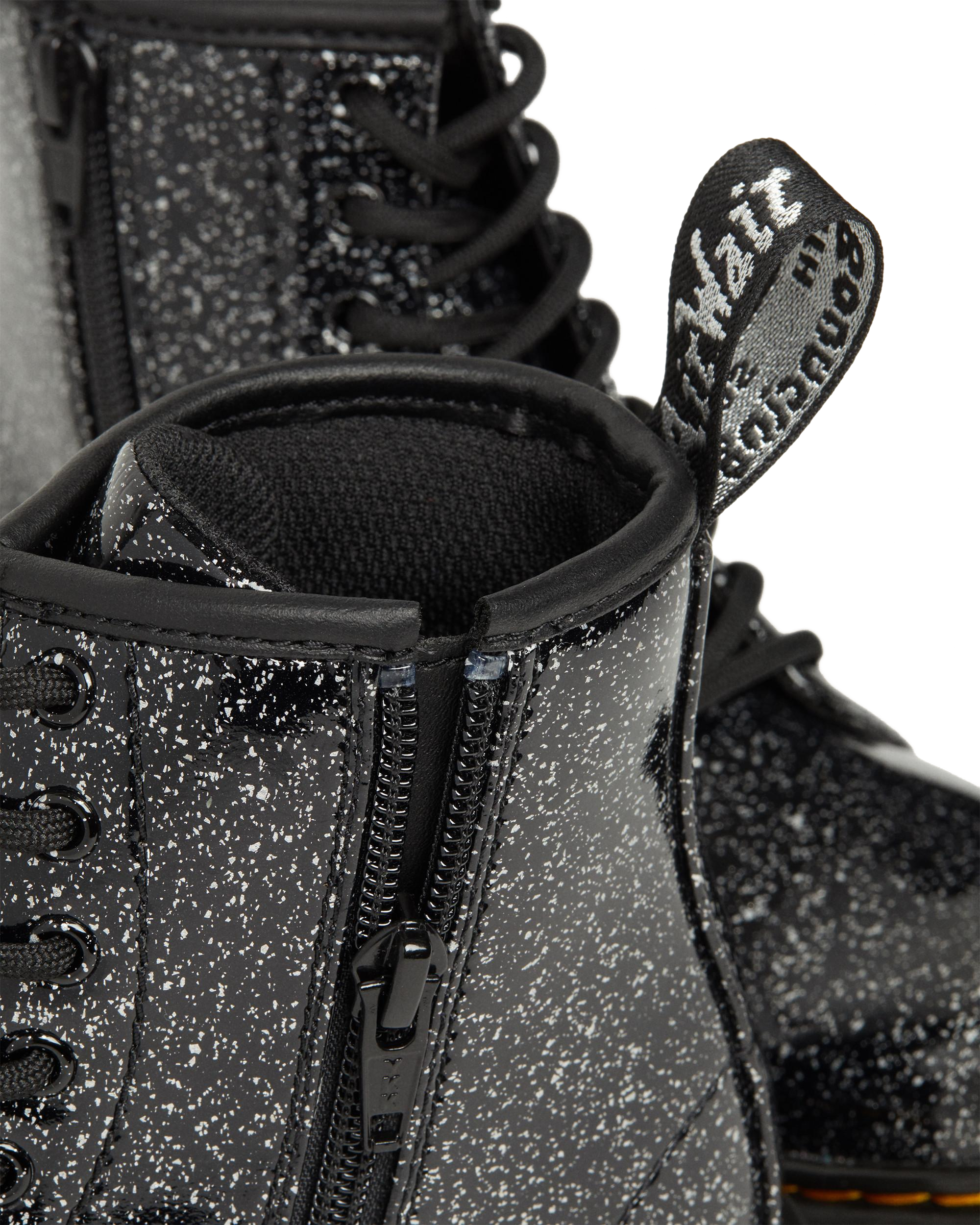 Junior 1460 Glitter Lace Up Boots