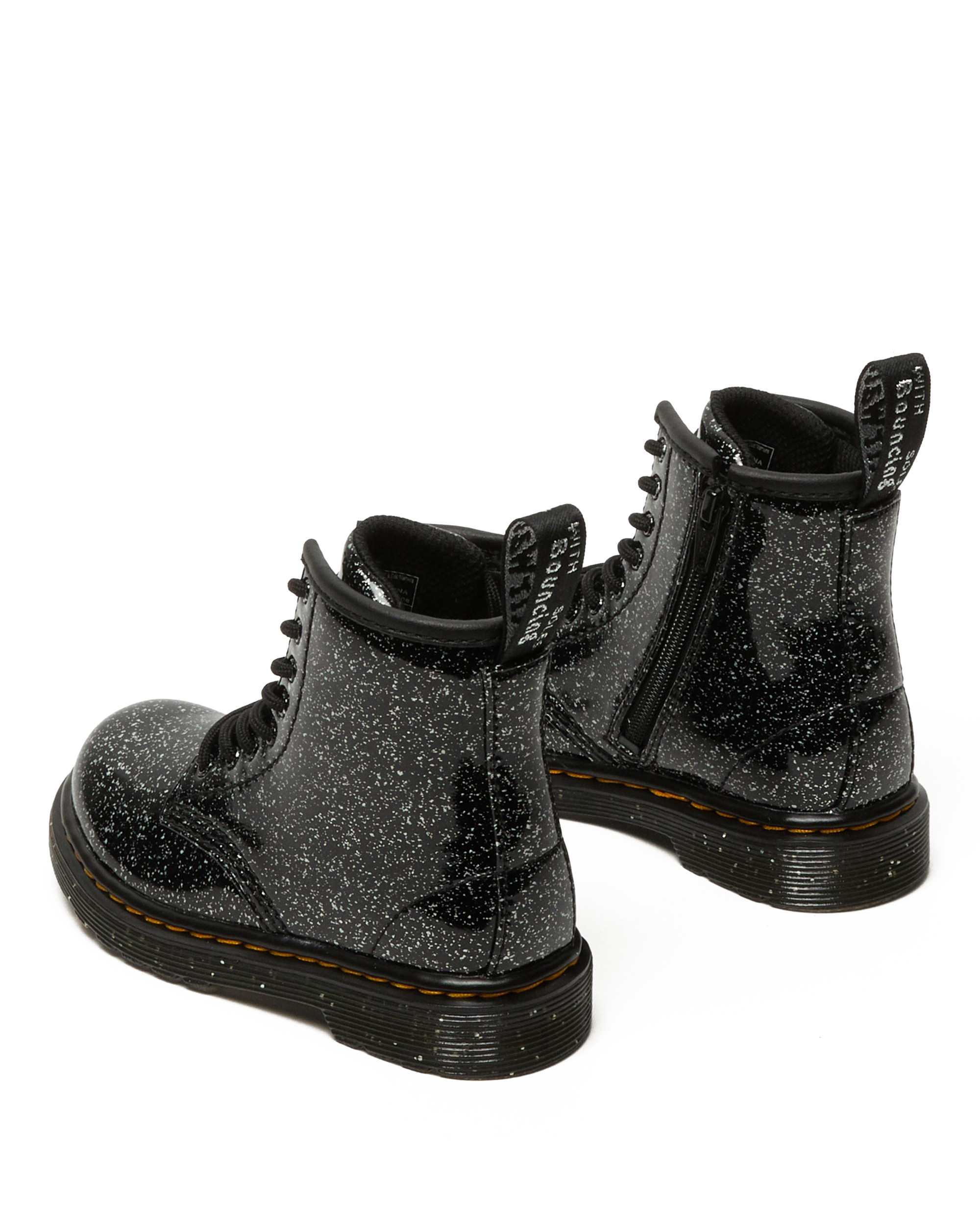 Toddler 1460 Glitter Lace Up Boots