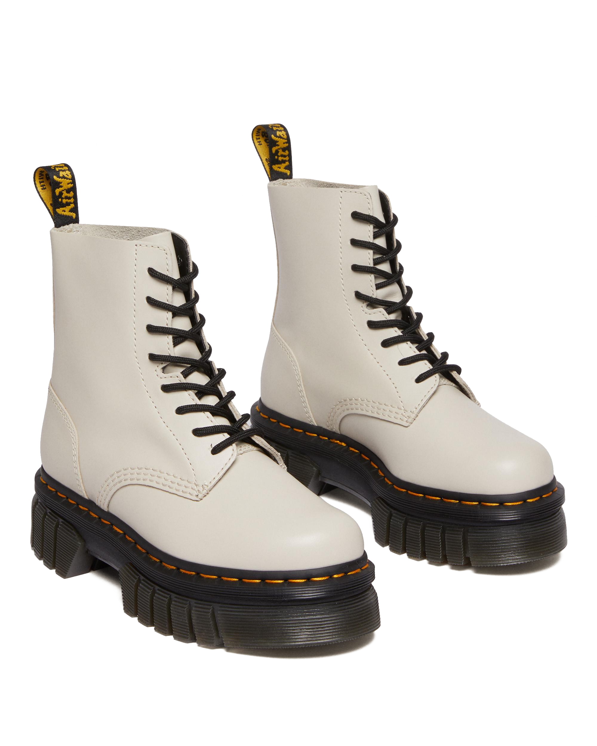 Audrick Nappa Leather Platform Ankle Boots