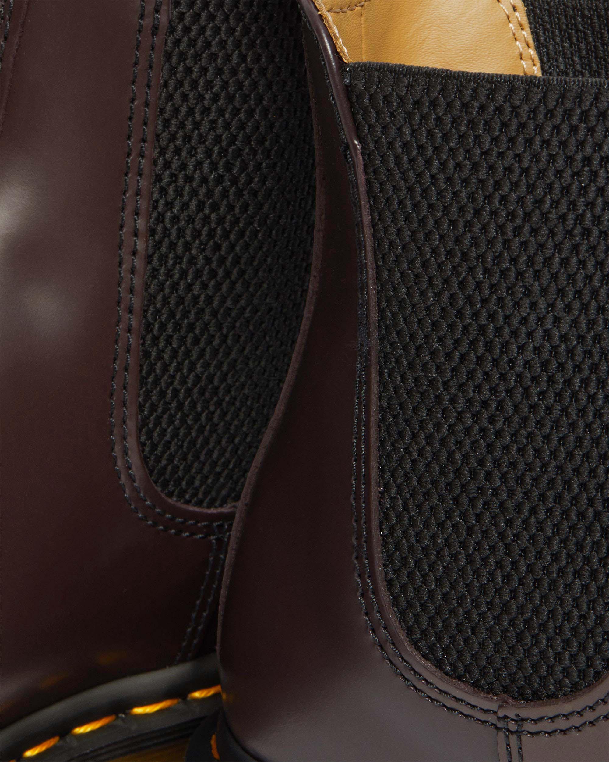2976 Yellow Stitch Smooth Leather Chelsea Boots
