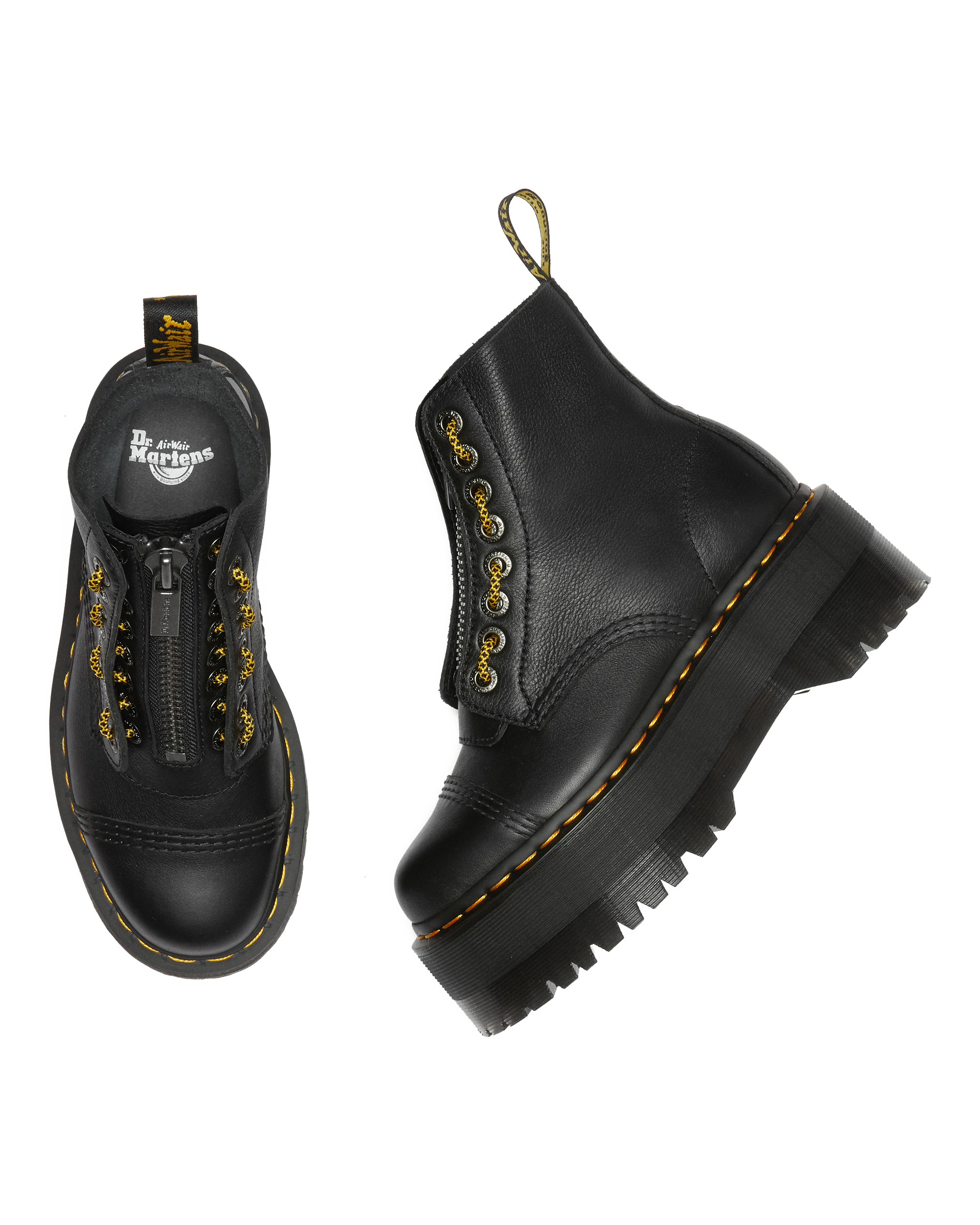 Sinclair Max Pisa Leather Platform Boots
