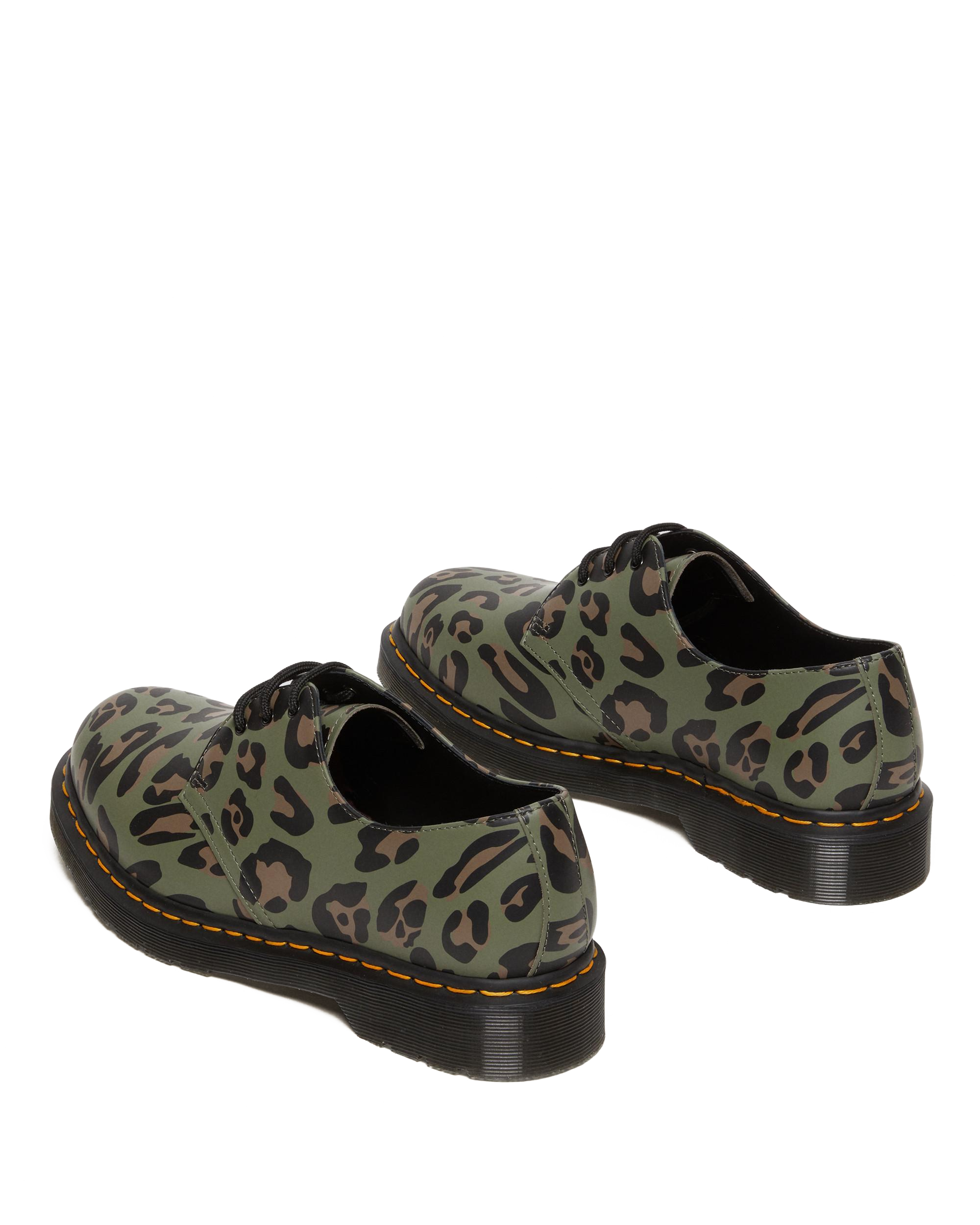 1461 Distorted Leopard Print Oxford Shoes