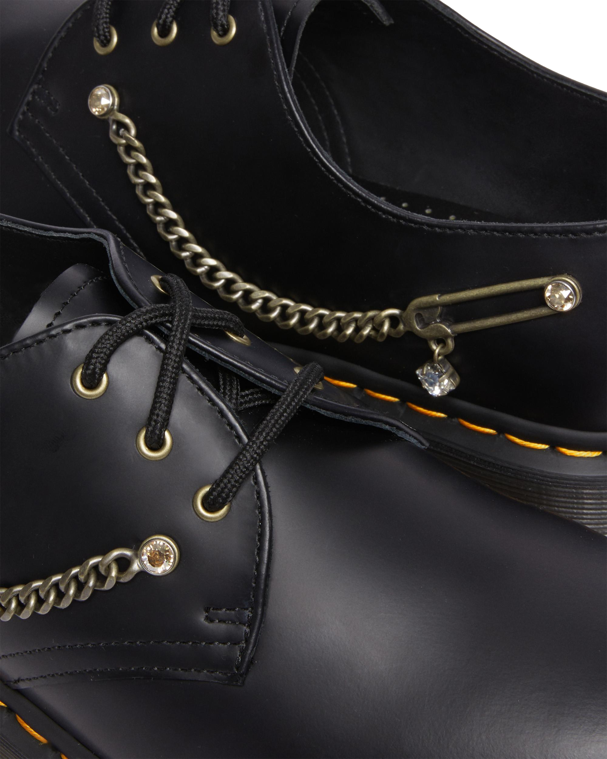 1461 Swarovski Leather Oxford Shoes