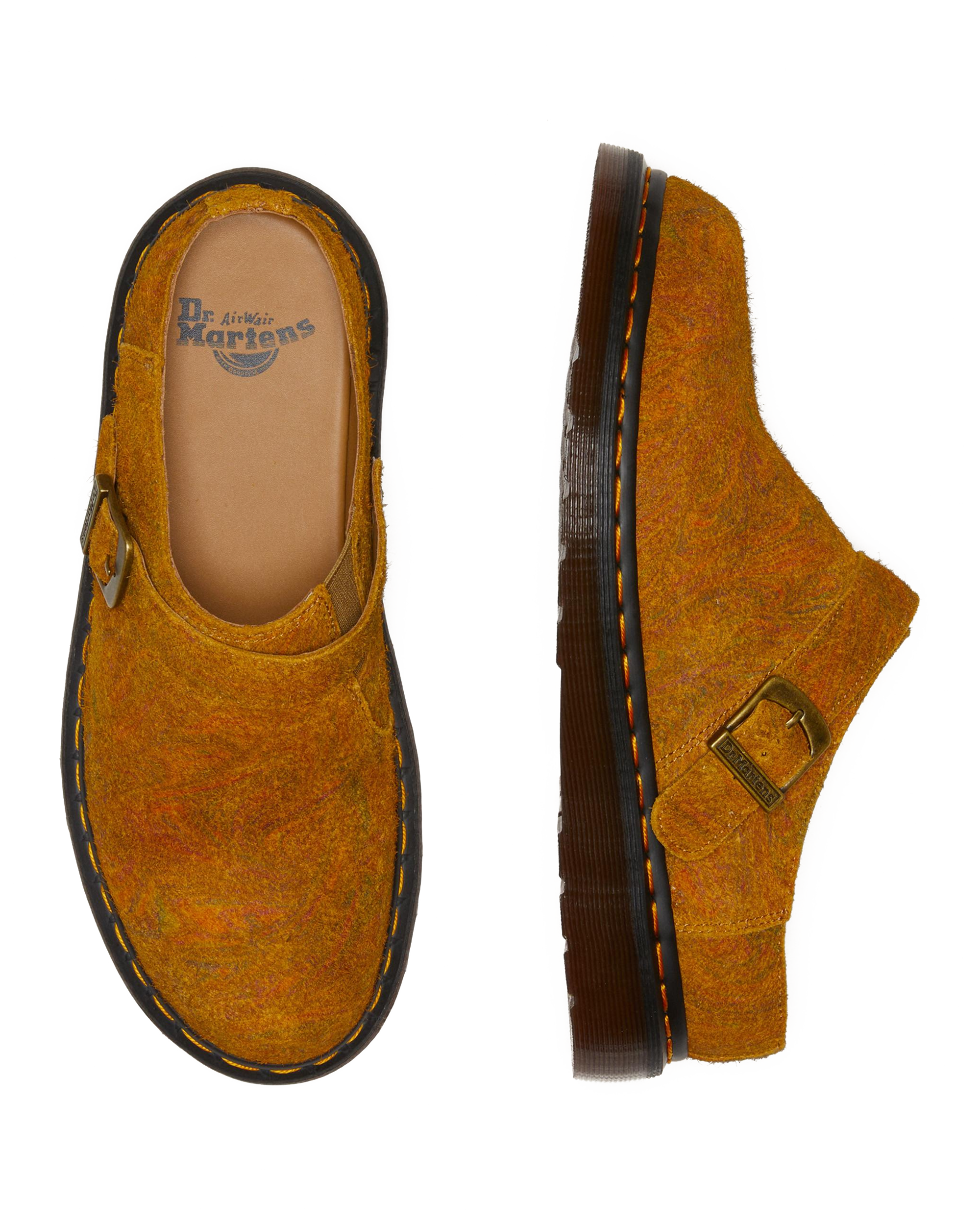 Isham Marbled Suede Slingback Mules