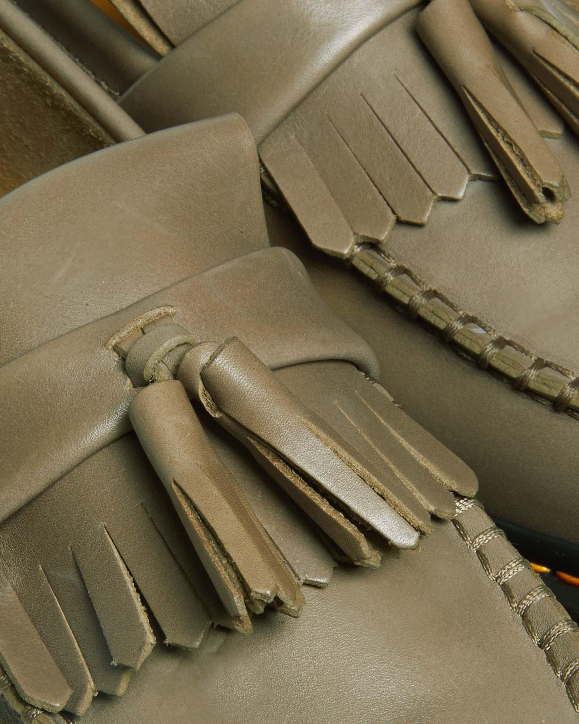 Adrian Carrara Leather Tassel Loafers