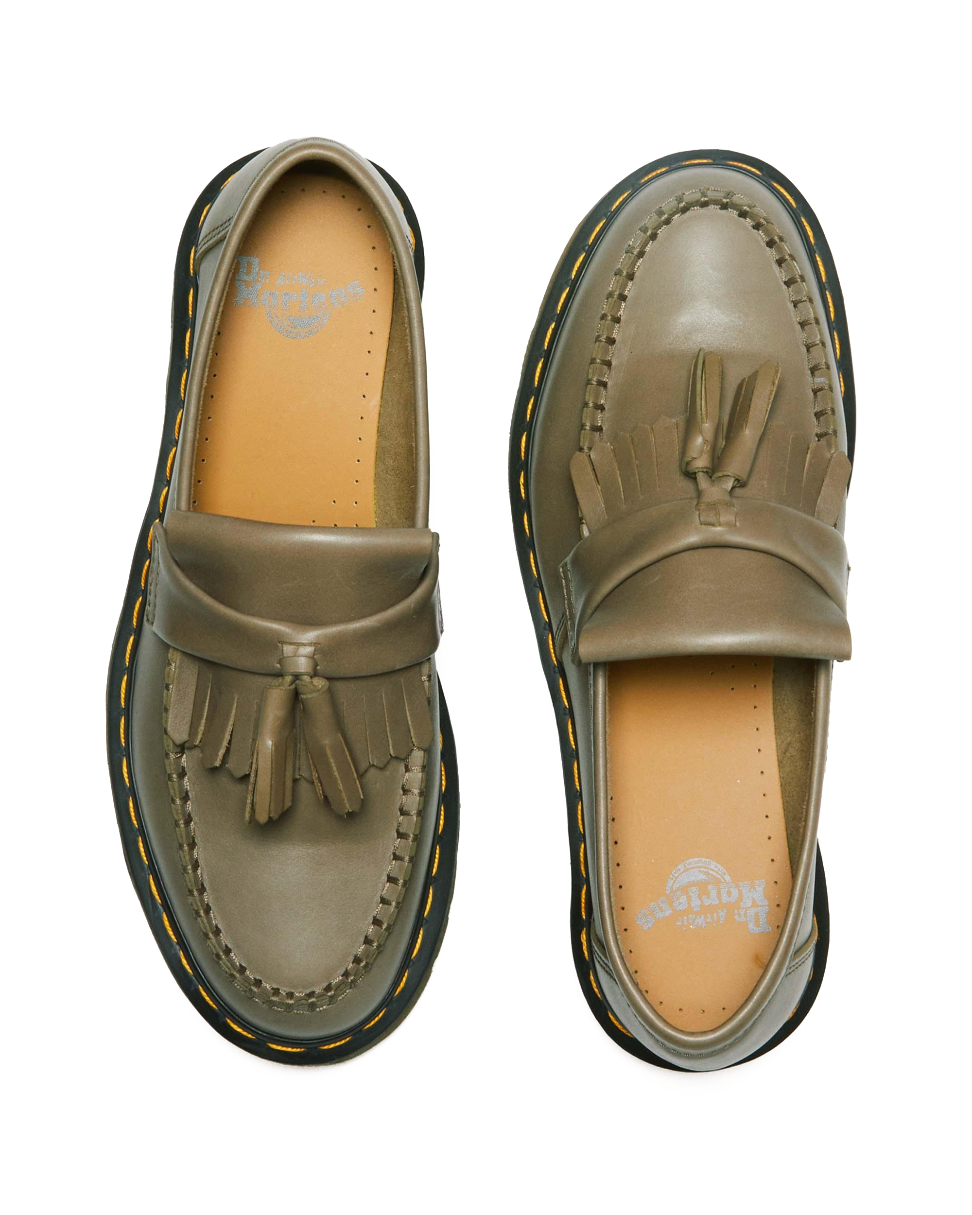 Adrian Carrara Leather Tassel Loafers