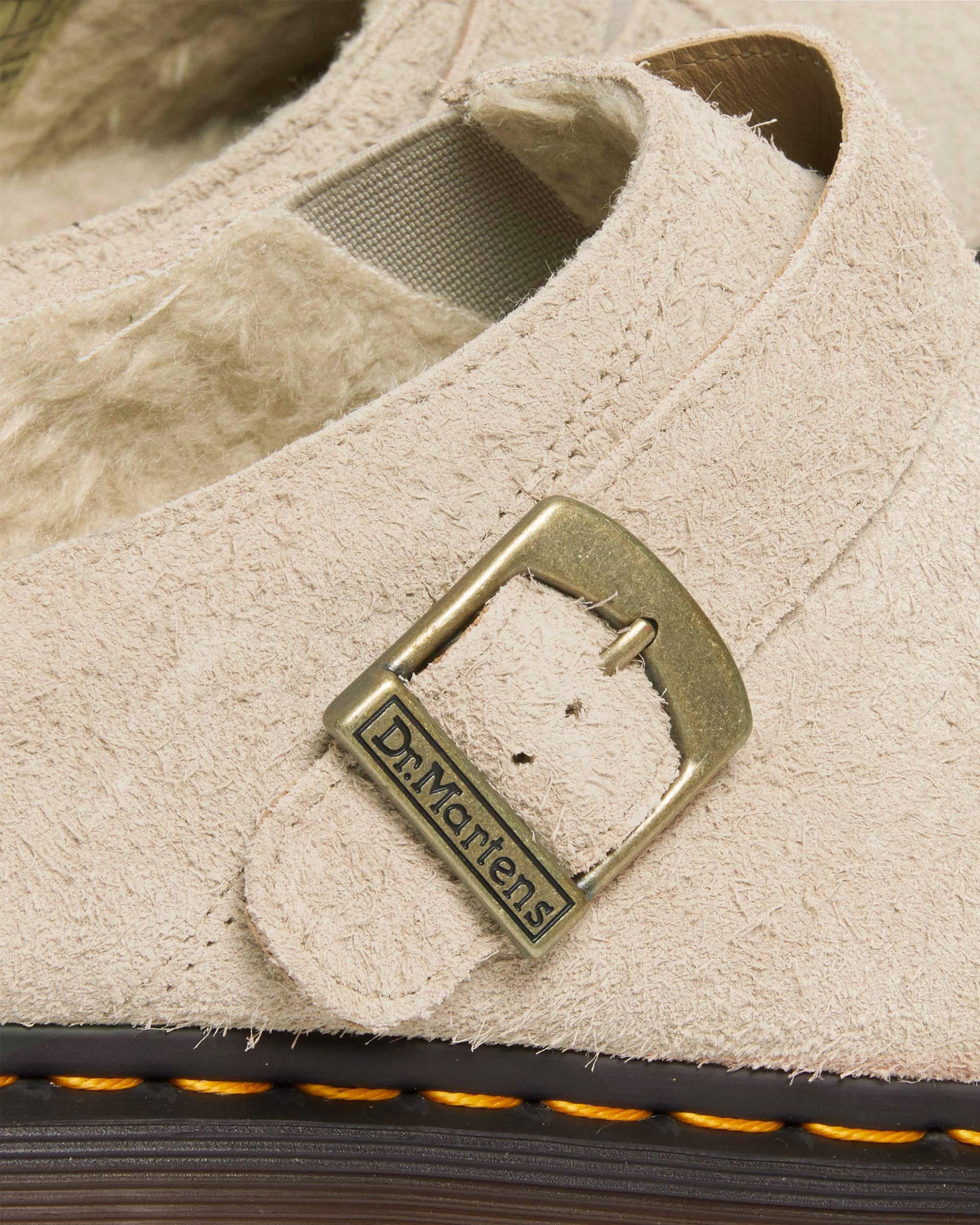 Isham Faux Shearling Lined Suede Slingback Mules