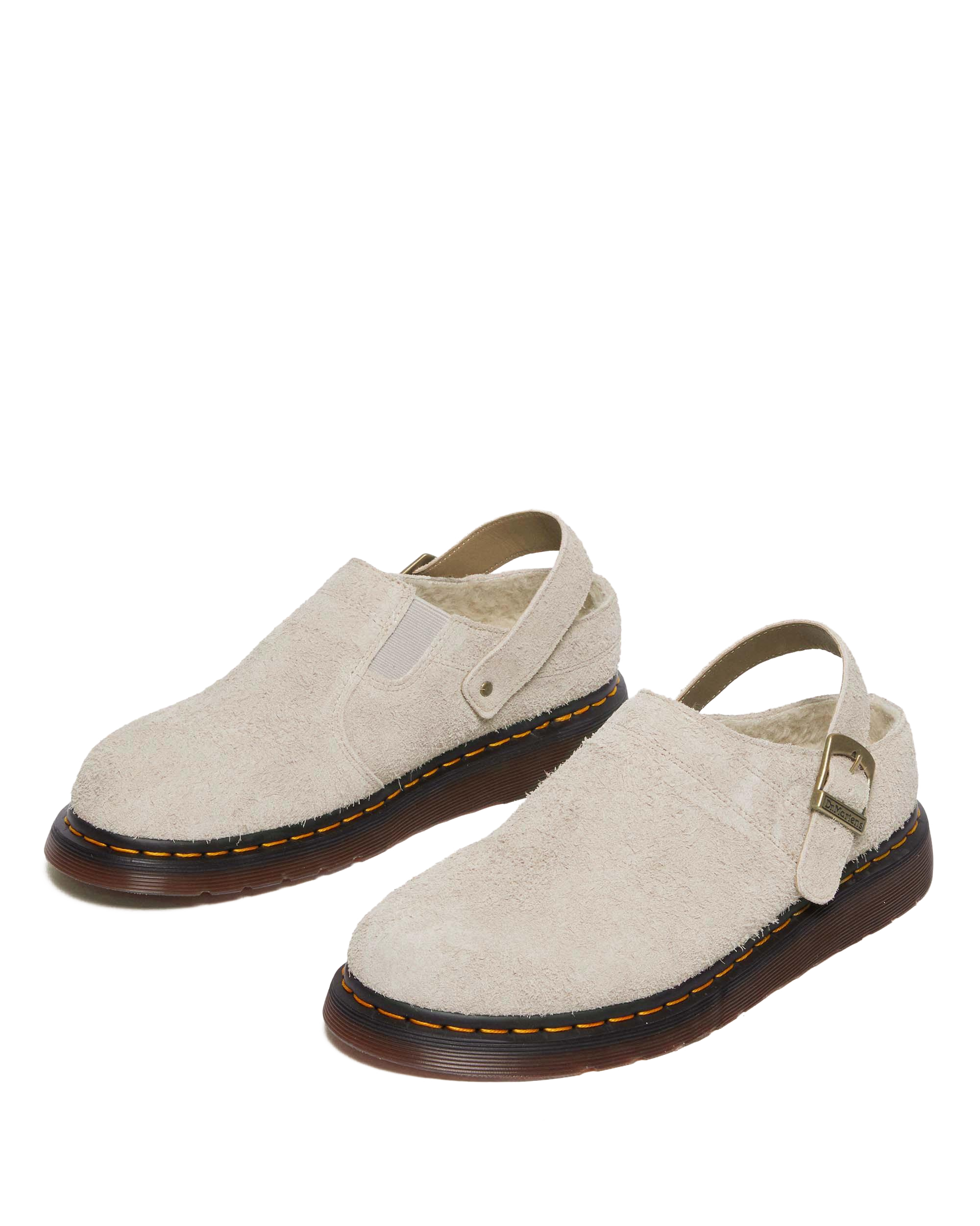 Isham Faux Shearling Lined Suede Slingback Mules
