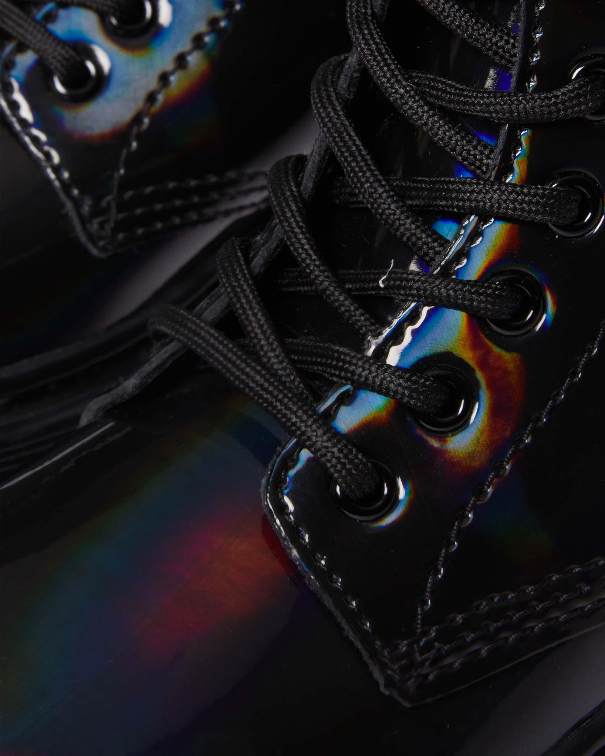 Junior 1460 Rainbow Patent Leather Lace Up Boots